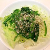 残り物でも☆キャベツとレタスとほうれん草のサラダ